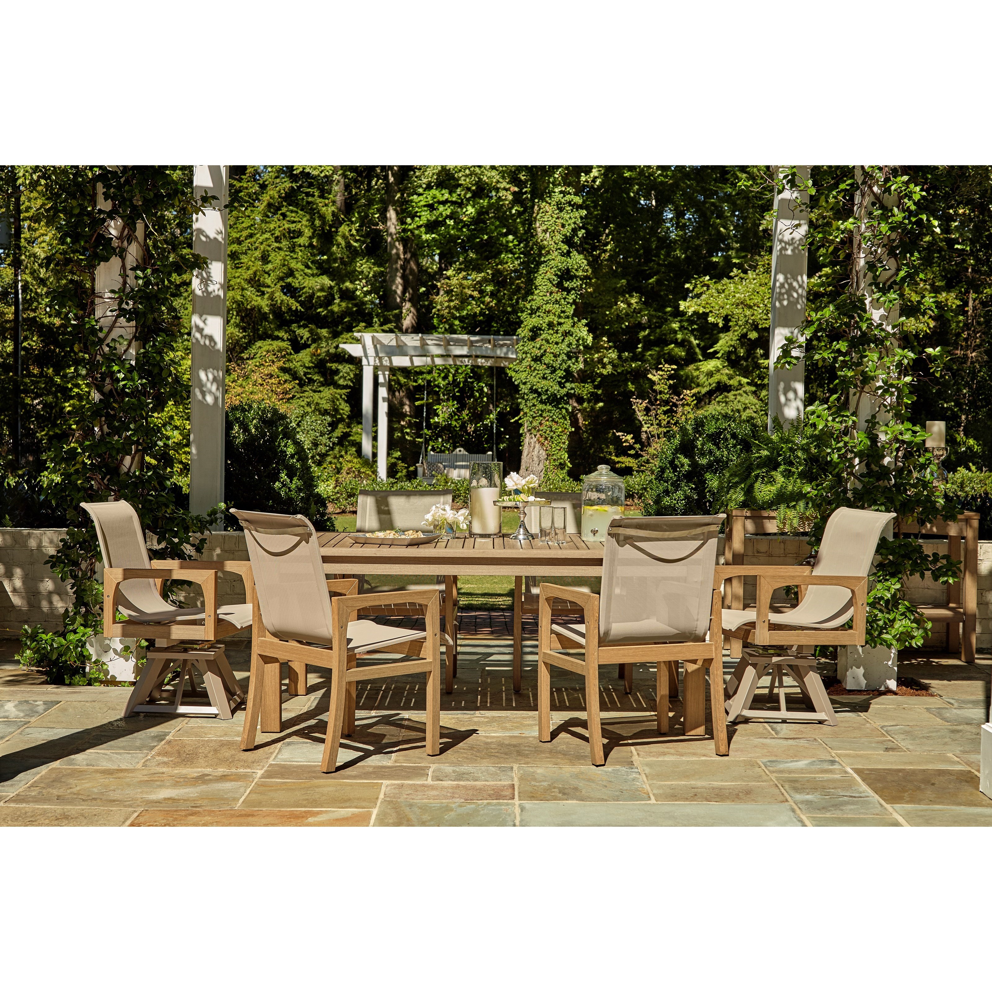Klaussner Outdoor Delray 7 Piece Outdoor Dining Set Hudson S
