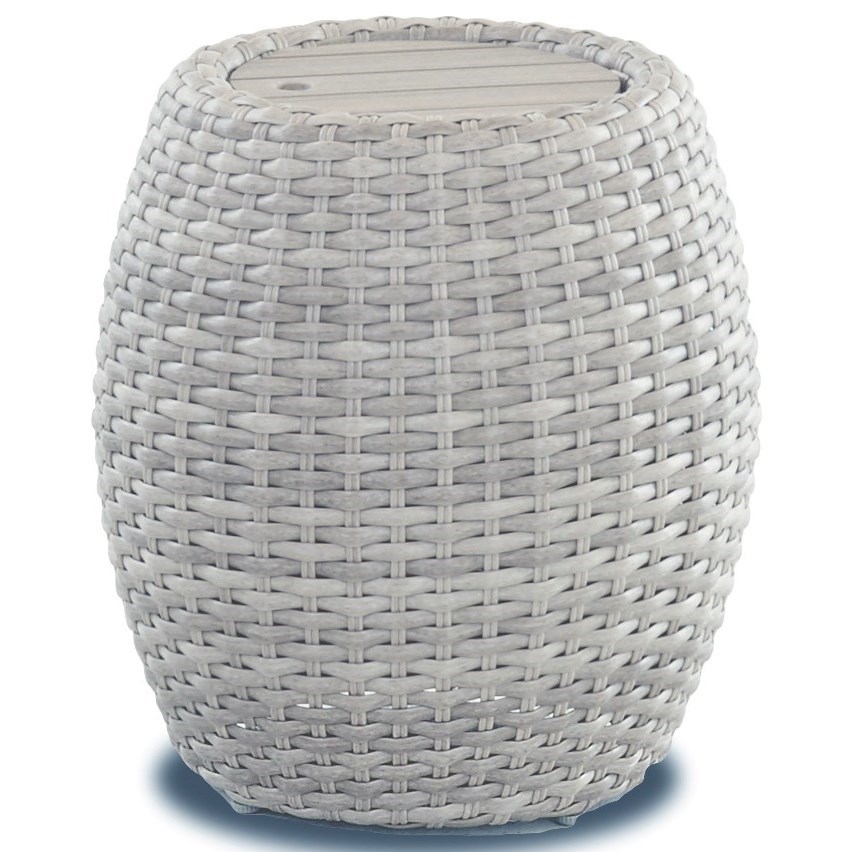 Outdoor Accent Table With Storage