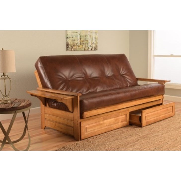 Kodiak Futons Full Phoenix Futon with Mattress and Drawers ...