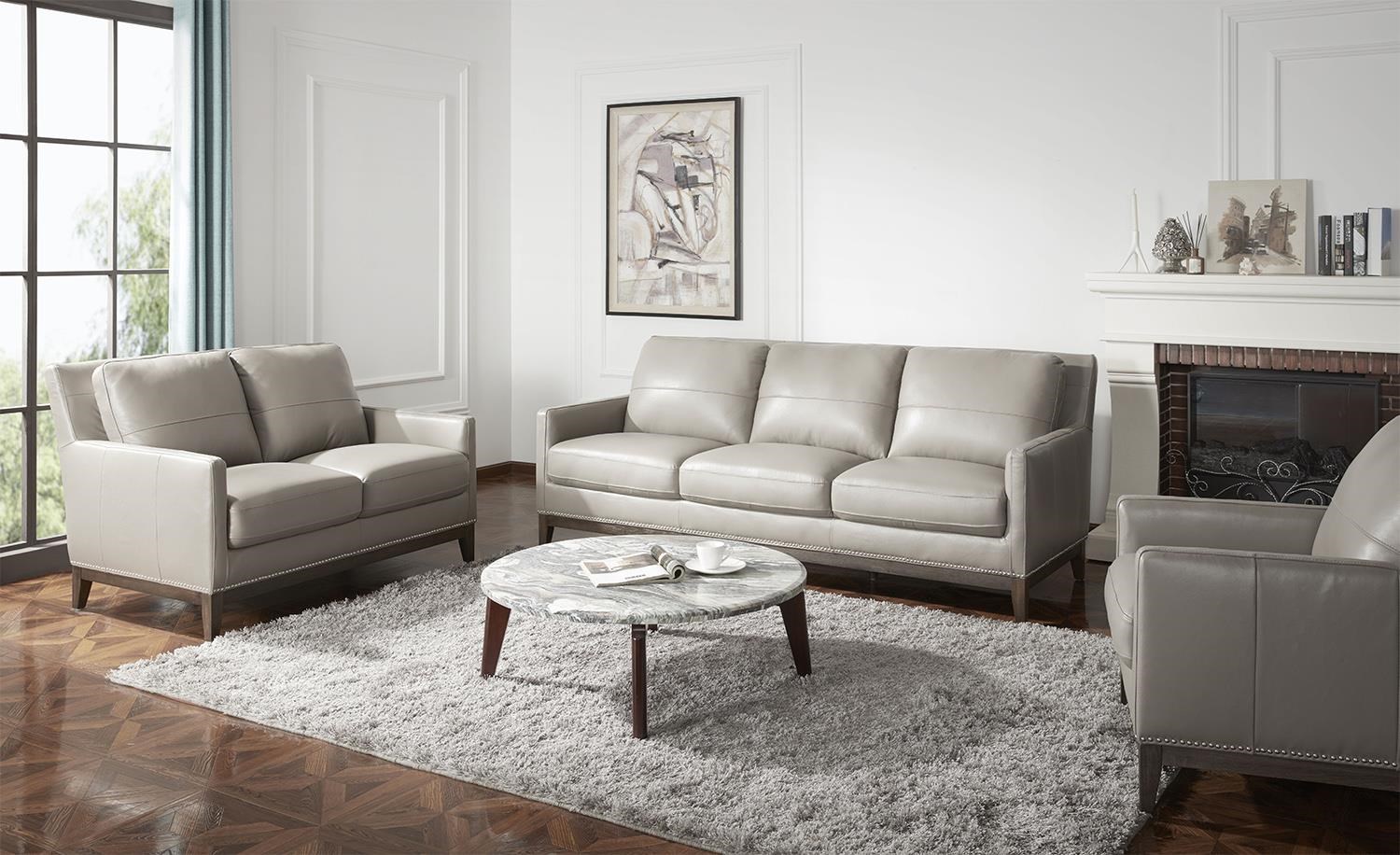 Urban Evolution Rachel Leather Chair Belfort Furniture Upholstered Chairs