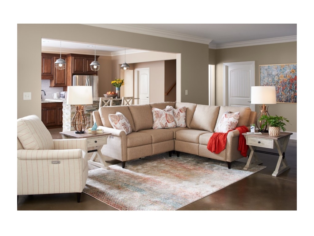 La Z Boy Abby Reclining Living Room Group Thornton Furniture Reclining Living Room Groups