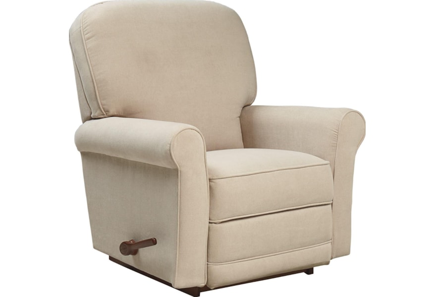 La Z Boy Addison Transitional Rocking Recliner Vandrie Home Furnishings Recliners