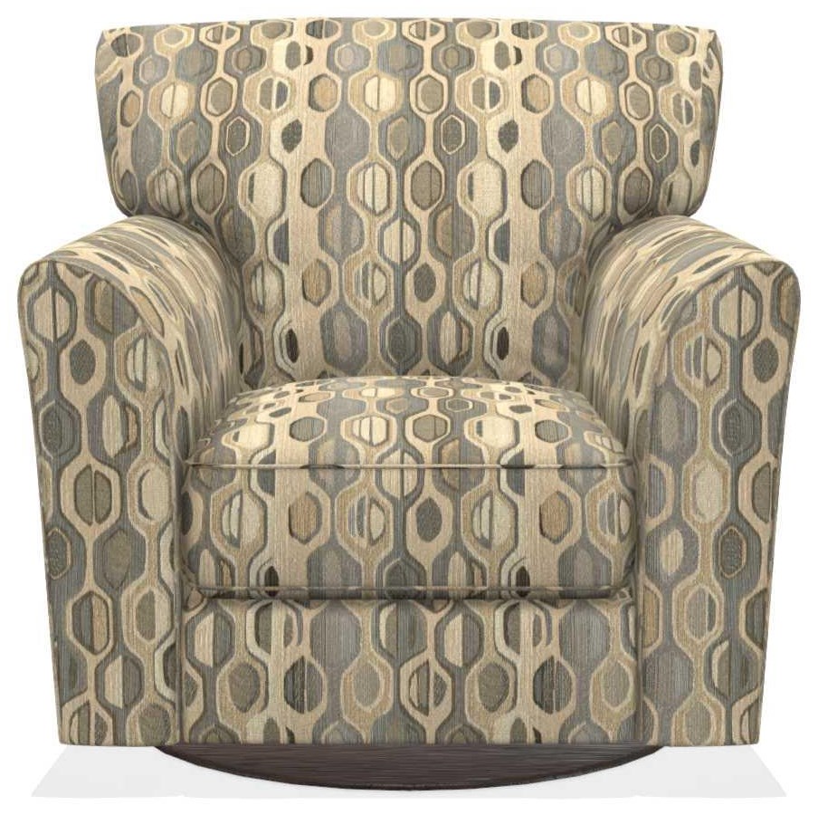 La Z Boy Allegra Premier Swivel Occasional Chair Bennett S Furniture And Mattresses Upholstered Chairs