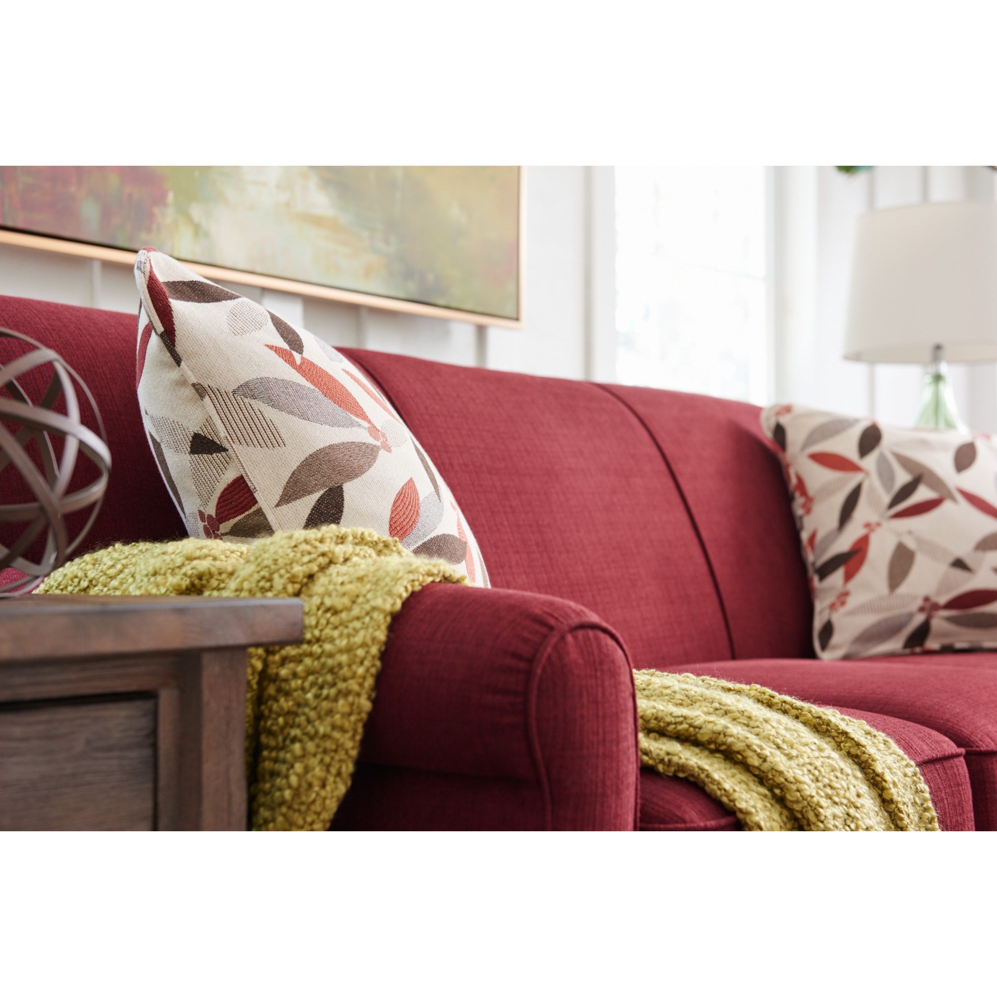 La Z Boy Amanda Casual Sofa With Premier Comfortcore Cushions