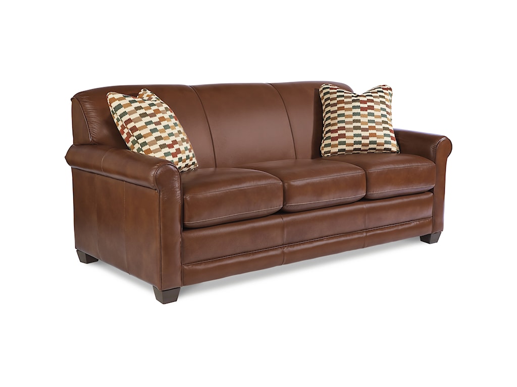 la-z-boy burton 100 leather sofa