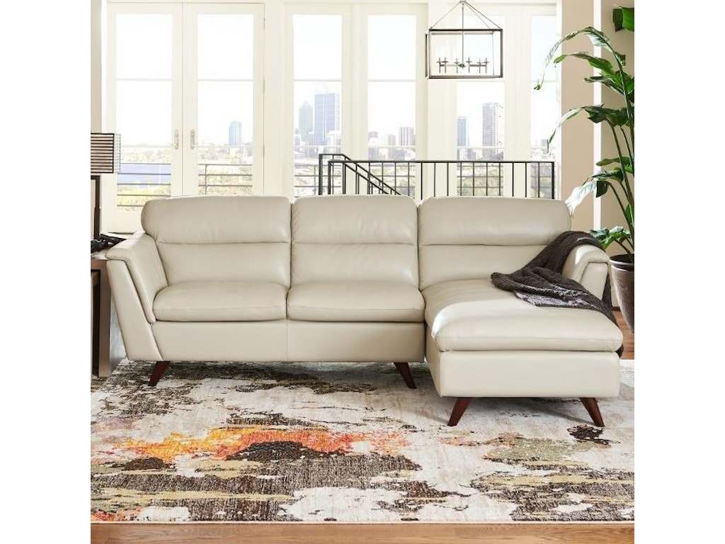 La Z Boy Arrow Two Piece Chaise Sofa With Left Arm Sitting