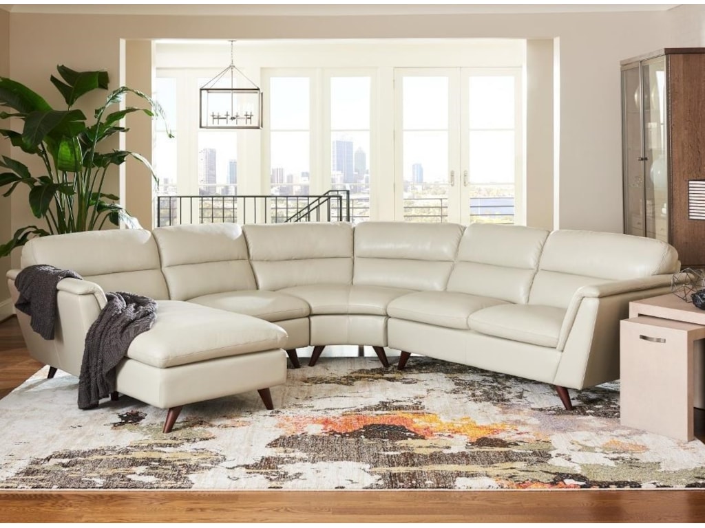 La Z Boy Arrow 4 Pc Sectional Sofa With Right Arm Sitting Chaise La Z Boy Arrow4 Pc Sectional Sofa W Ras Chaise