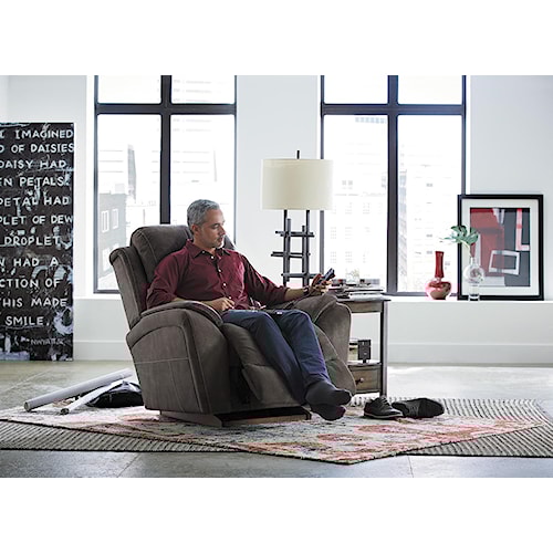 La Z Boy Barrett Headrest And Lumbar Recliner Boulevard Home La Z Boy Barrett Headrest And Lumbar Recliner Boulevard Home Furnishings Upholstered Rocker