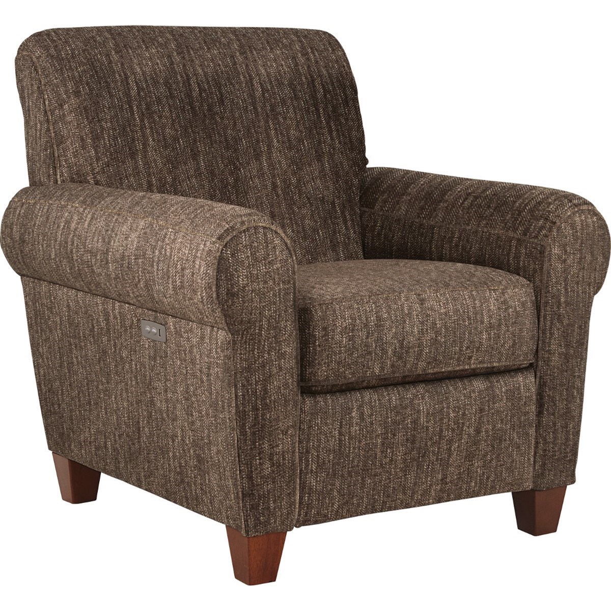 La Z Boy Bennett Duo Power Reclining Chair With Usb Charging Port Morris Home Recliners