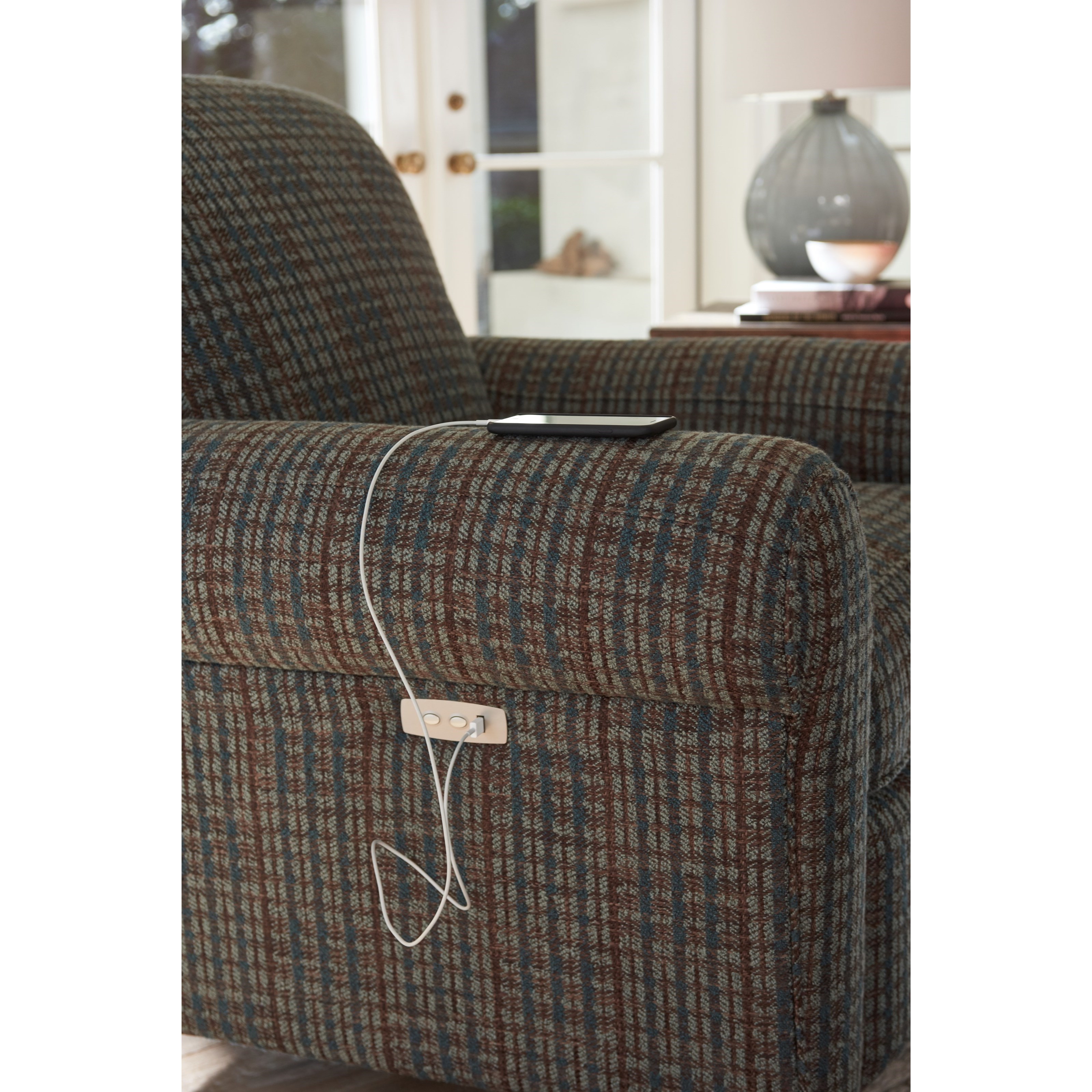 La Z Boy Bennett Duo Power Reclining Chair With Usb Charging Port