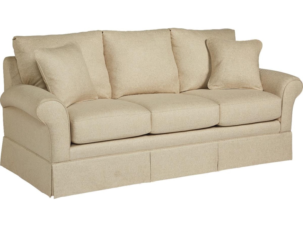 La Z Boy Blair Casual Sofa With Kick Pleat Skirt Morris La Z Boy Blairla Premier Sofa