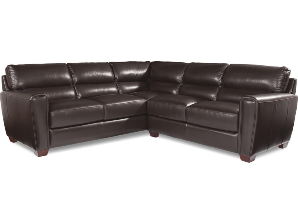 La-Z-Boy BRODY Two Piece Contemporary Leather Sectional Sofa ... La-Z-Boy BRODY Two Piece Contemporary Leather Sectional Sofa ... - La-Z-Boy BRODY Two Piece Contemporary Leather Sectional Sofa - Morris Home - Sofa Sectional