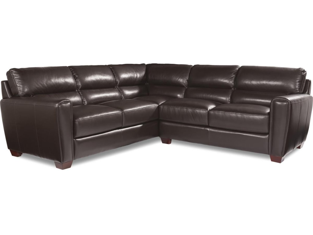La-Z-Boy BRODY Two Piece Contemporary Leather Sectional Sofa ... La-Z-Boy BRODY Two Piece Contemporary Leather Sectional Sofa ... - La-Z-Boy BRODY Two Piece Contemporary Leather Sectional Sofa - Morris Home - Sofa Sectional