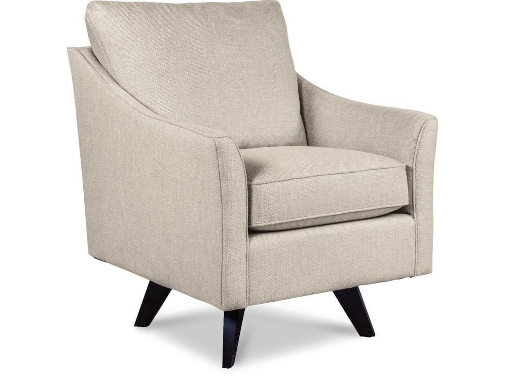 lazboy chairs reegan swivel chair with splayed wood legs