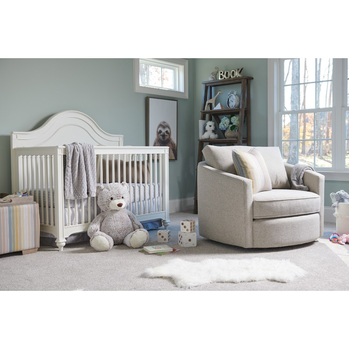 lazy boy nursery glider