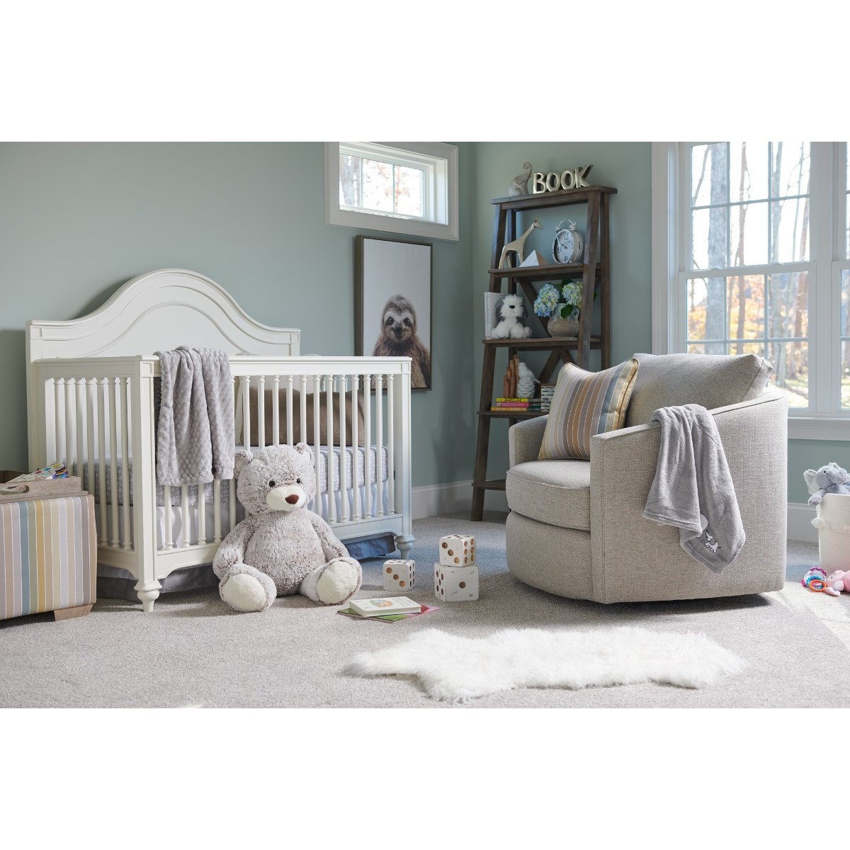 La Z Boy Chairs Clover Swivel Chair With Premier Comfortcore