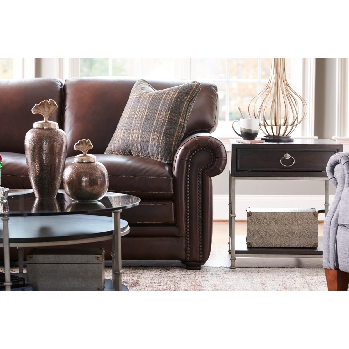 La Z Boy Conway 710976 Traditional Sofa With Rolled Arms Home