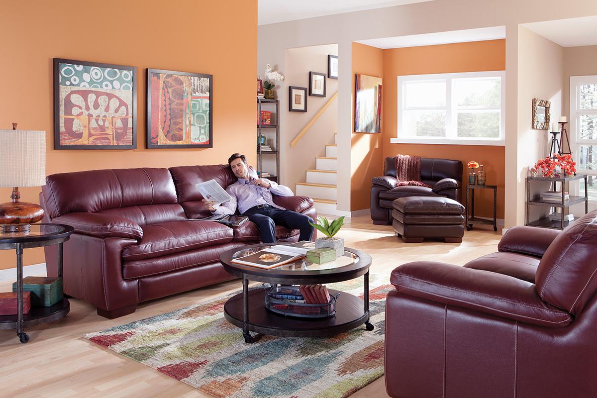 La Z Boy Dexter 730308 Casual Loveseat With Pillow Top Seat And Arms Thornton Furniture Loveseats