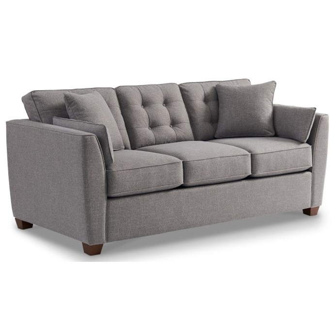 La Z Boy Dillon Casual Queen Sleeper Sofa With Supreme Comfort