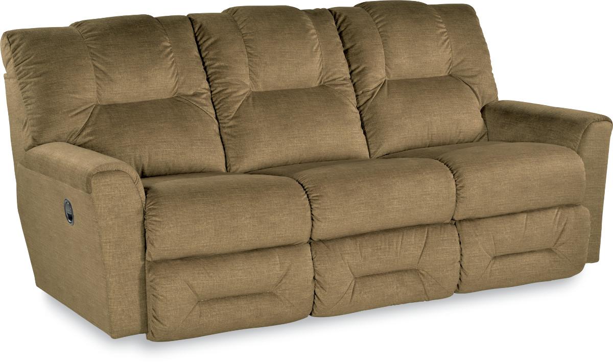 lazy boy microfiber reclining sofa