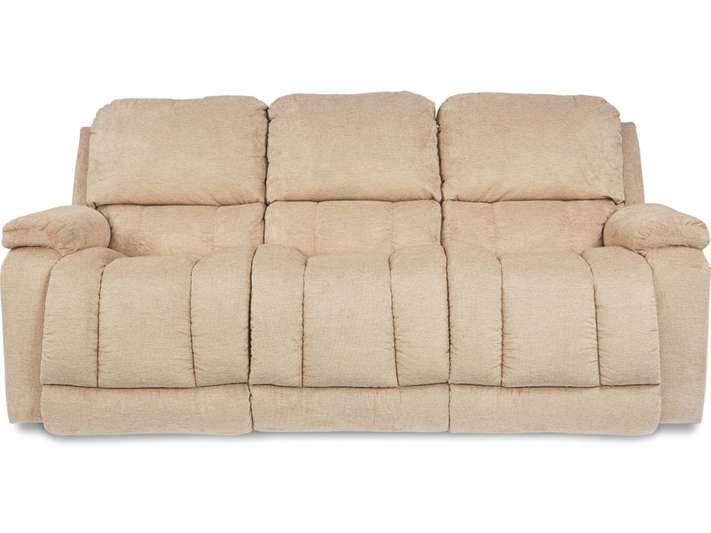 La Z Boy Greyson Casual Reclining Sofa With Usb Charging La Z Boy Greyson Casual Reclining