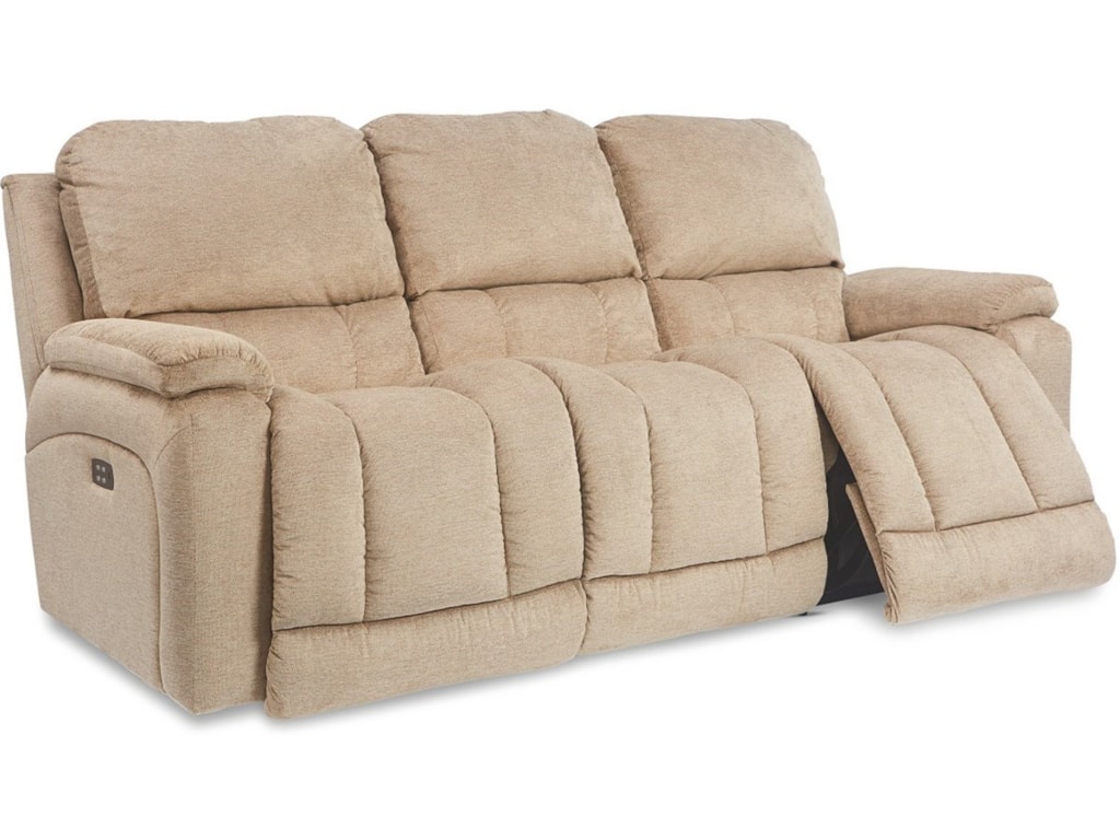 La Z Boy Greyson Casual Power Reclining Sofa With Usb