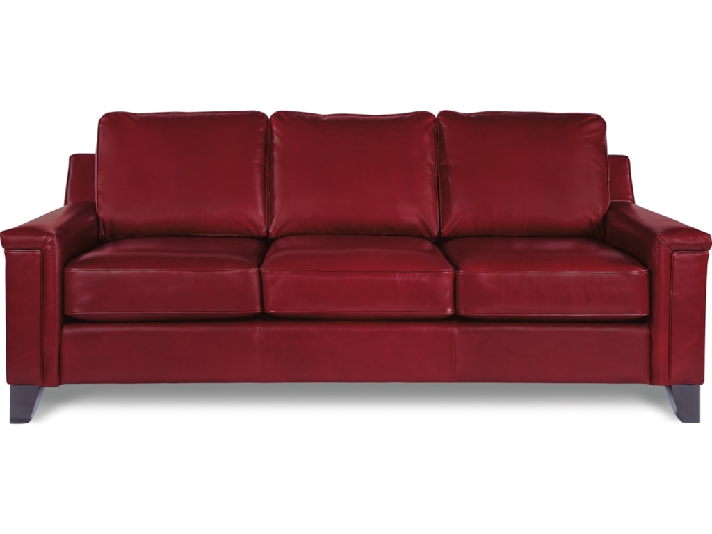 La Z Boy Hazel Contemporary Sofa With Comfort Core Cushion Morris La Z Boy Hazella Premier Sofa