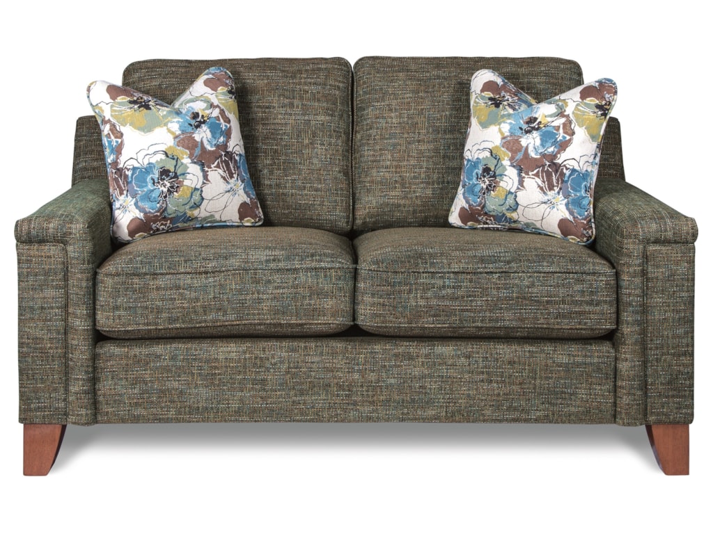 La Z Boy Hazel Contemporary Premier Loveseat With Comfort Core La Z Boy Hazella Premier Loveseat