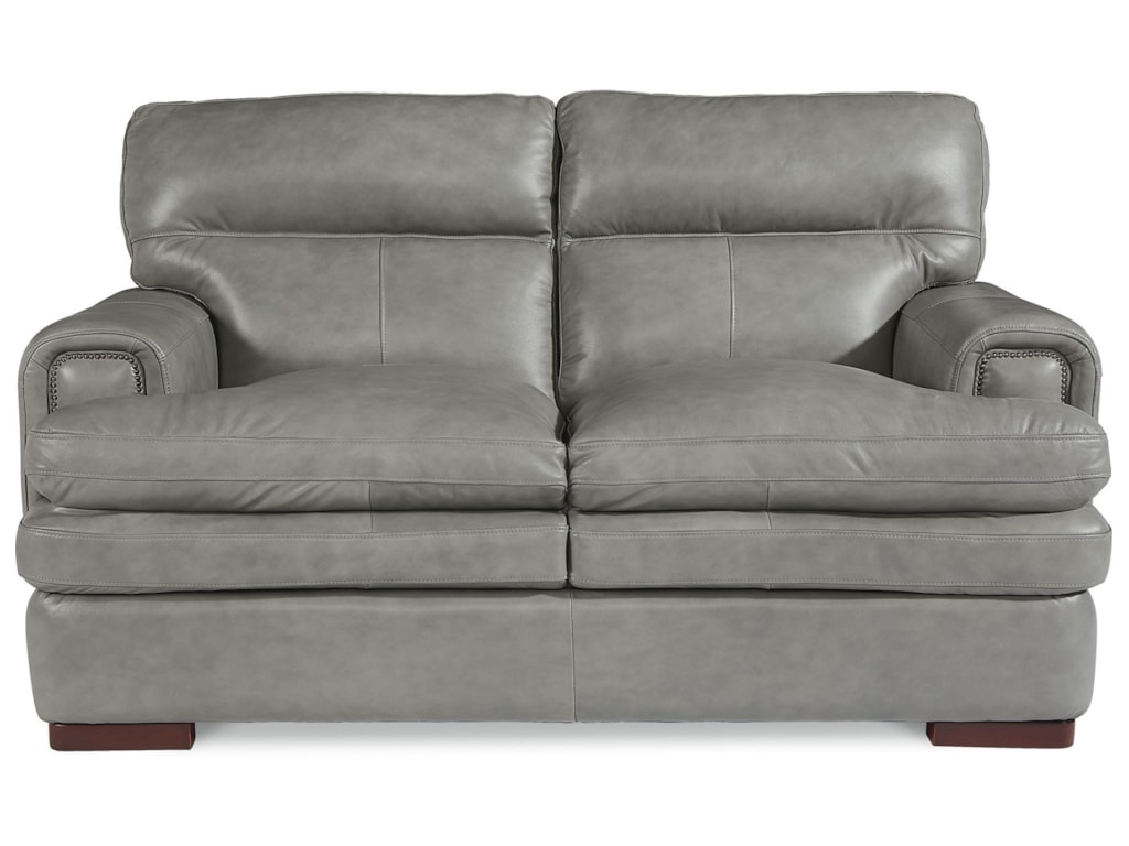 La Z Boy Jake Casual Loveseat With Nail Head Trim Ad Furniture La Z Boy Jakeloveseat