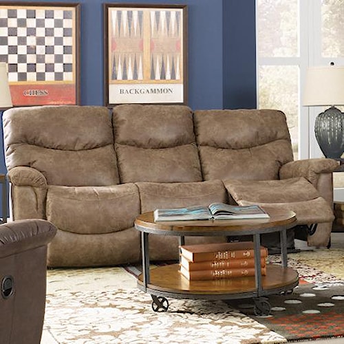 La Z Boy James Casual Time Full Reclining Sofa Super La Z Boy James Casual Time Full Reclining Sofa