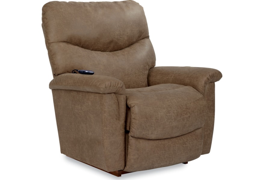 La Z Boy James Casual Silver Luxury Lift Power Recliner Houston S Yuma Furniture Lift Chairs