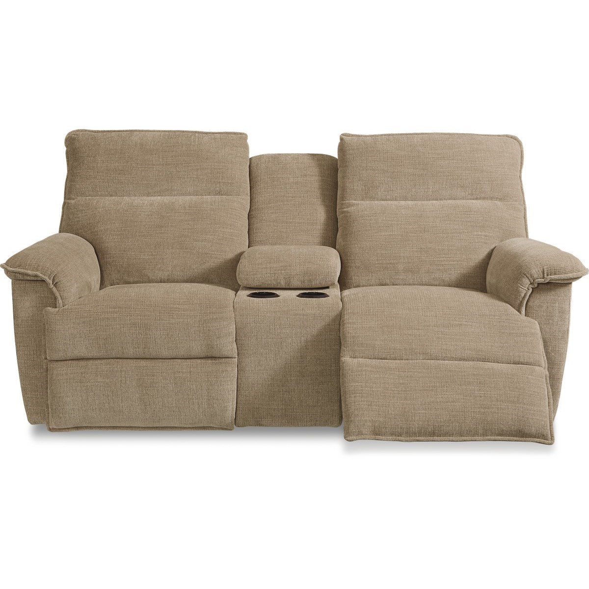 La Z Boy Jay La Z Time Full Reclining Loveseat W Console Reid S Furniture Reclining Loveseats
