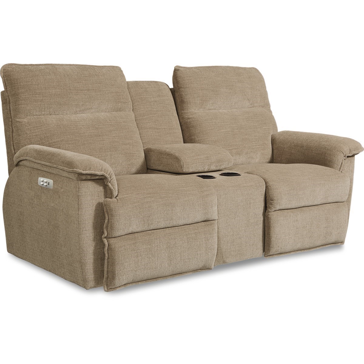 La Z Boy Jay Casual Power Reclining Storage Loveseat With Power