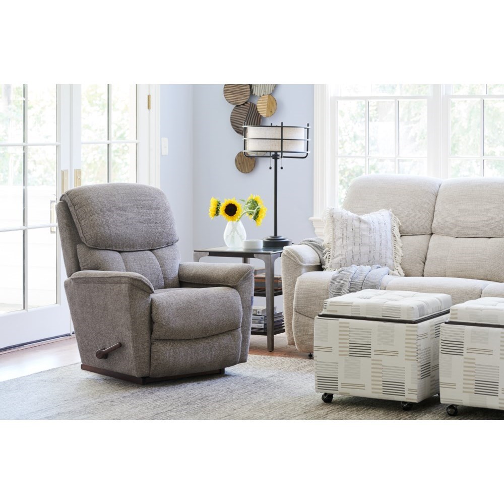 La Z Boy Kipling Casual Rocker Recliner Conlin S Furniture Recliners
