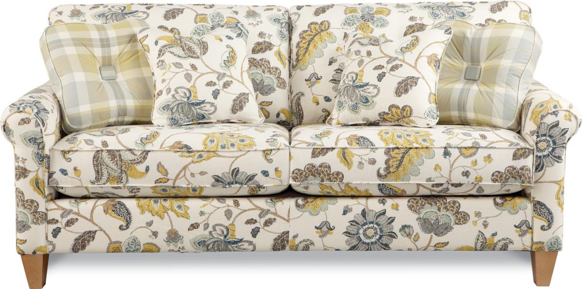 La Z Boy Laurel Stationary Button Tufted Sofa Superstore Sofas