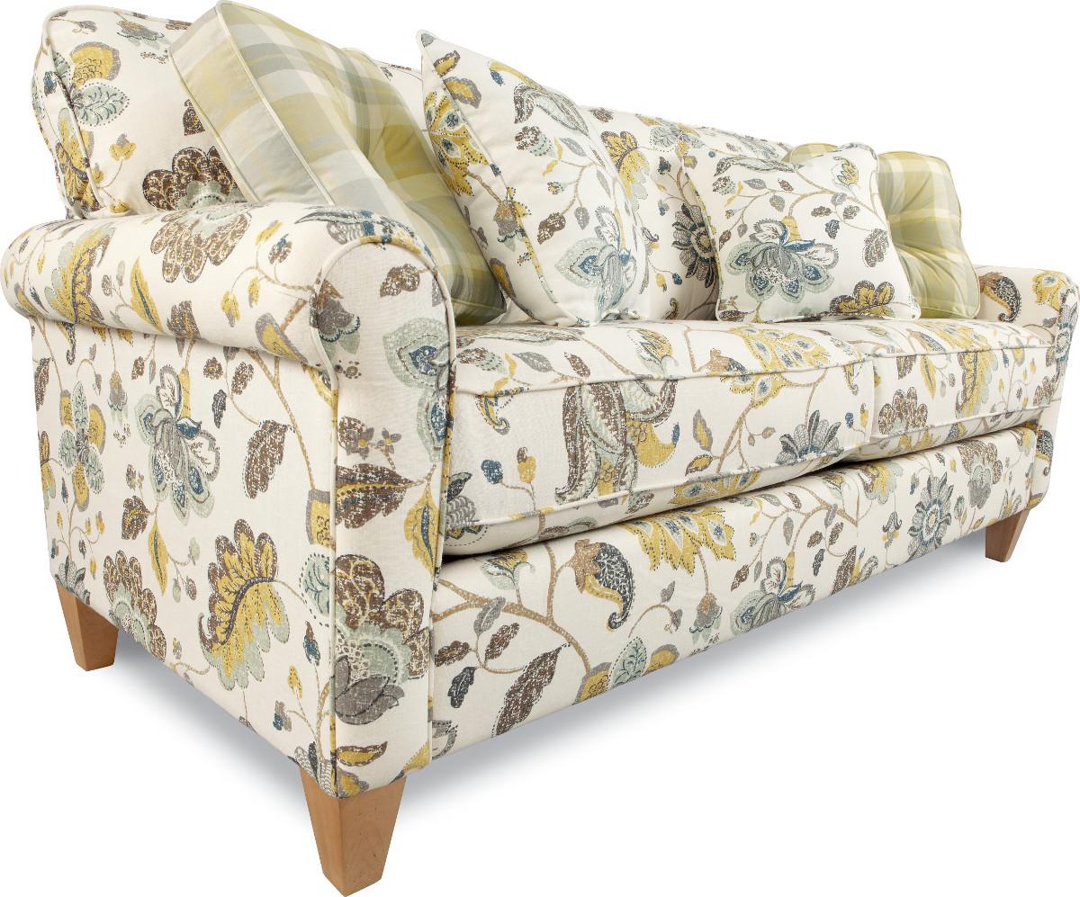 La Z Boy Laurel Stationary Button Tufted Sofa Superstore Sofas