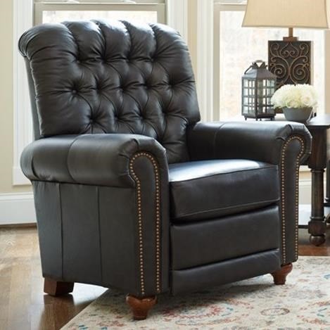 La Z Boy Recliners 255497 Whitman Tufted Push Back Recliner Gill La Z Boy Reclinerswhitman Low Profile Recliner