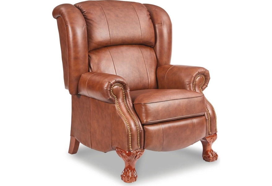 La Z Boy Recliners 029968 Buchanan High Leg Recliner 3 Position Mechanism Thornton Furniture High Leg Recliners
