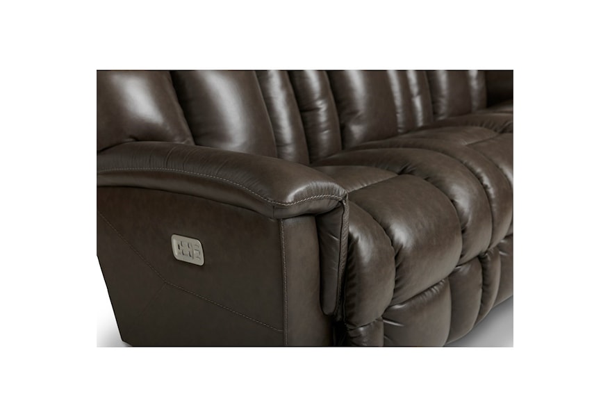 La-Z-Boy Mateo Casual Power Reclining Wall Saver Sofa with Power Headrests,  Lumbar, USB Ports | Jordan's Home Furnishings | Reclining Sofas