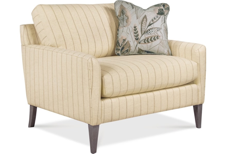Mckinney Mid Century Modern Chair A Half By La Z Boy At Coconis Furniture Mattress 1st