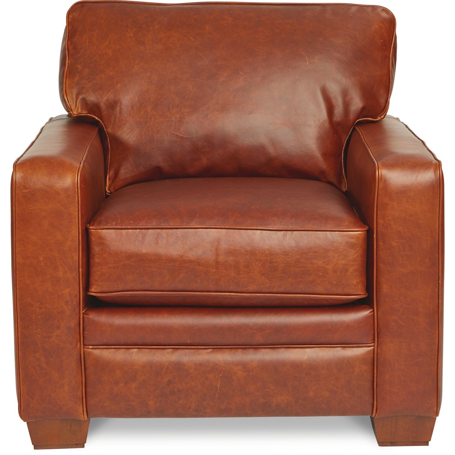 La Z Boy Meyer Contemporary Chair With Premier Comfortcore Cushion Bennett S Furniture And Mattresses Upholstered Chairs
