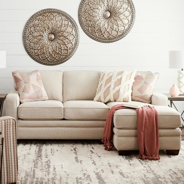 La Z Boy Meyer Contemporary 2 Piece Sectional With Left Sitting