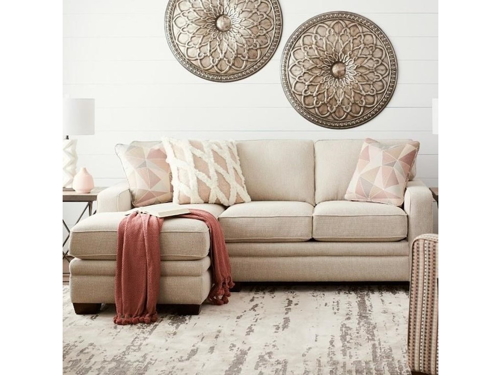 La Z Boy Meyer Contemporary 2 Piece Sectional With Right