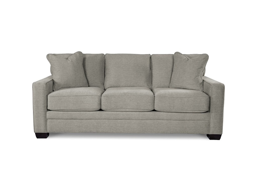 La Z Boy Meyer Contemporary Sofa With Premier ComfortCore Cushions