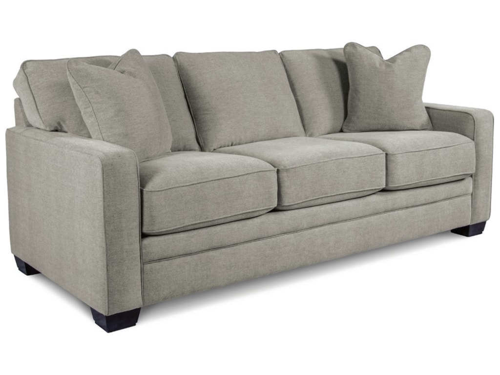 La Z Boy Meyer Contemporary Sofa With Premier Comfortcore Cushions La Z Boy Meyer Contemporary Sofa With