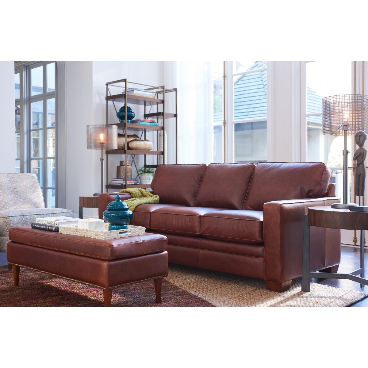 La Z Boy James Leather Reclining Sofa Homemakers Furniture