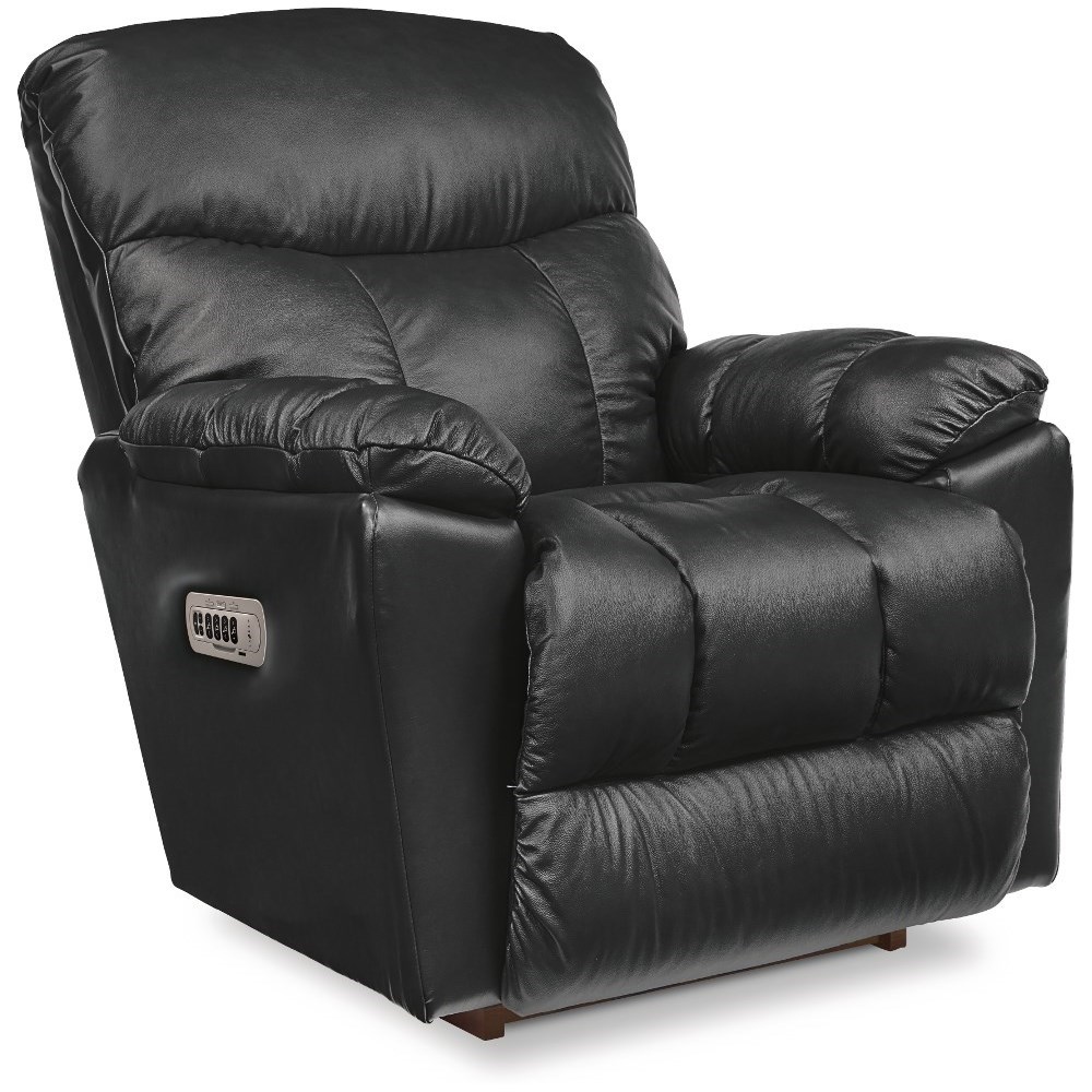 La Z Boy Morrison 1hr766 Casual Power Recline Xr Rocker Recliner With Power Tilt Headrest Lumbar Home Furnishings Direct Recliners