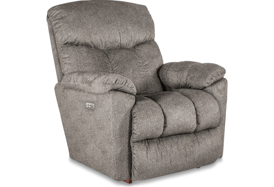 La Z Boy Morrison Power Recline Xr Rocker Recliner With Usb Charging Port Johnny Janosik Recliners