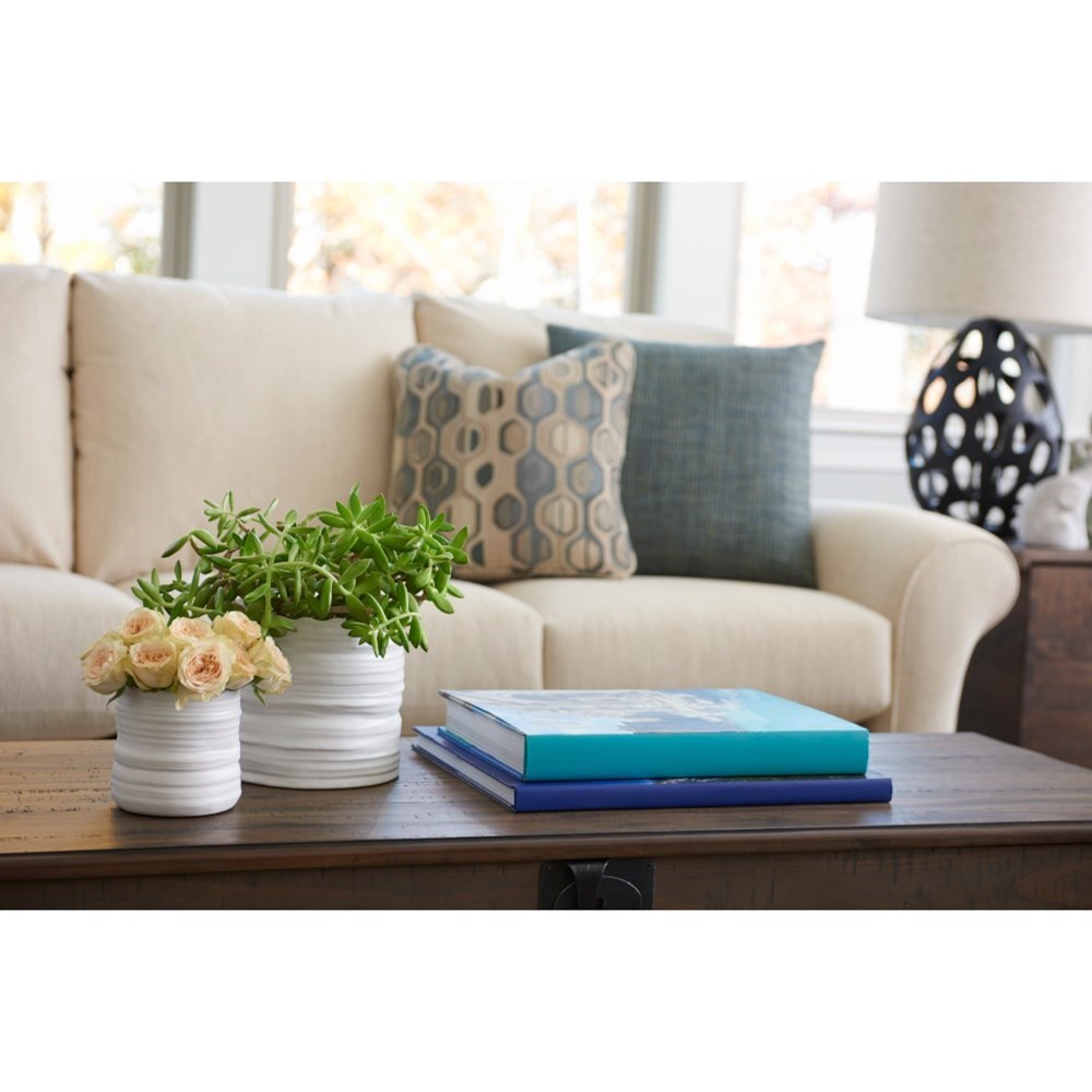 La Z Boy Natalie Transitional Sofa With Sock Arms Conlin S