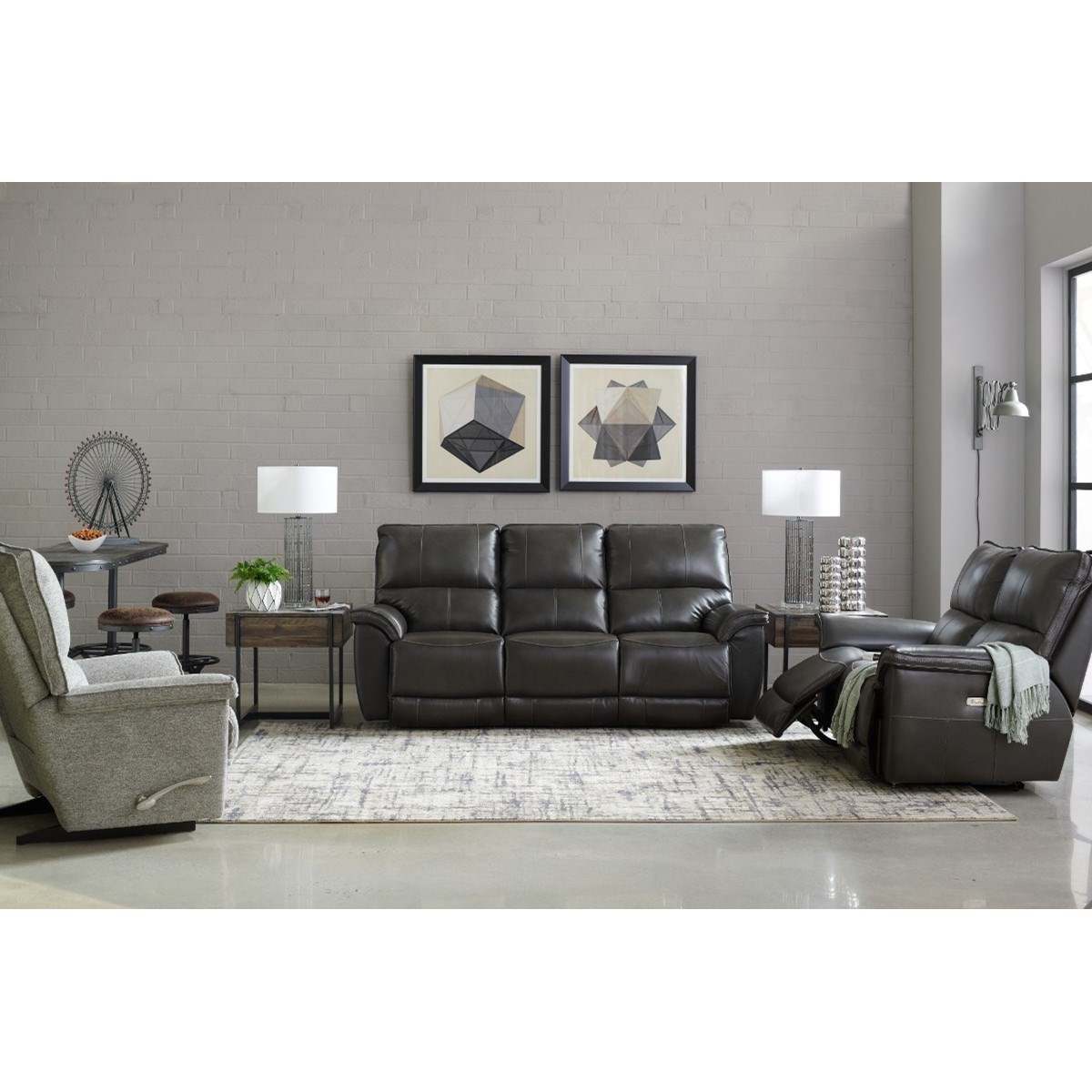 La Z Boy Norris Casual Reclining Sofa Sparks Homestore